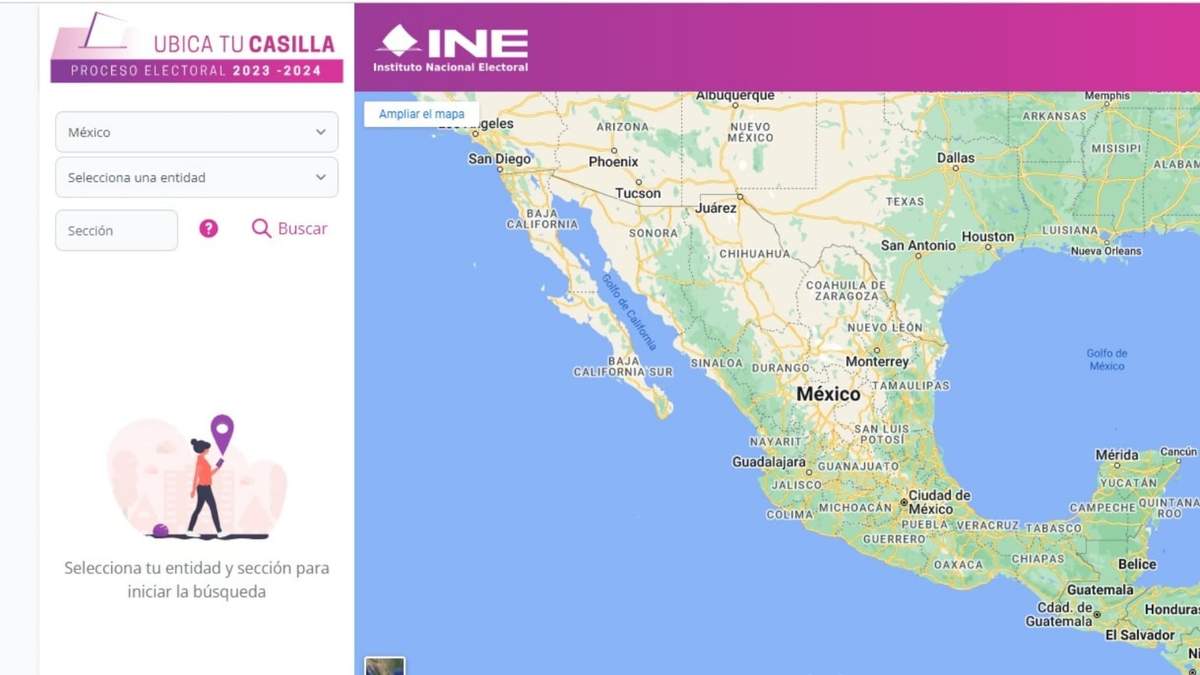 Micrositio del INE para ubicar tu casilla para votar