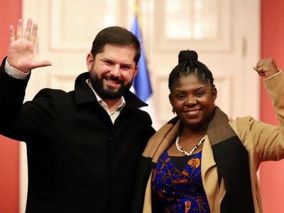 Gabriel Boric recibió a Francia Márquez y ofreció a Chile como sede para el diálogo con el ELN