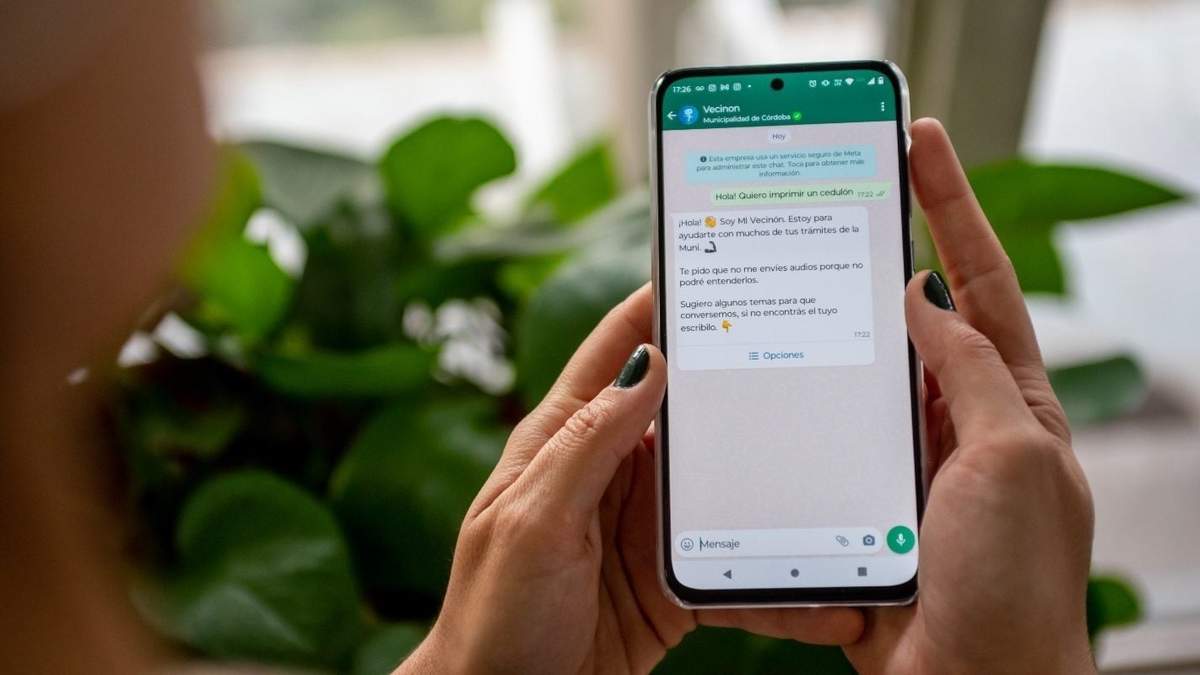 La idea es que los vecinos puedan realizar sus consultas las 24 horas del día, los 7 días de la semana. Fuente: (X).