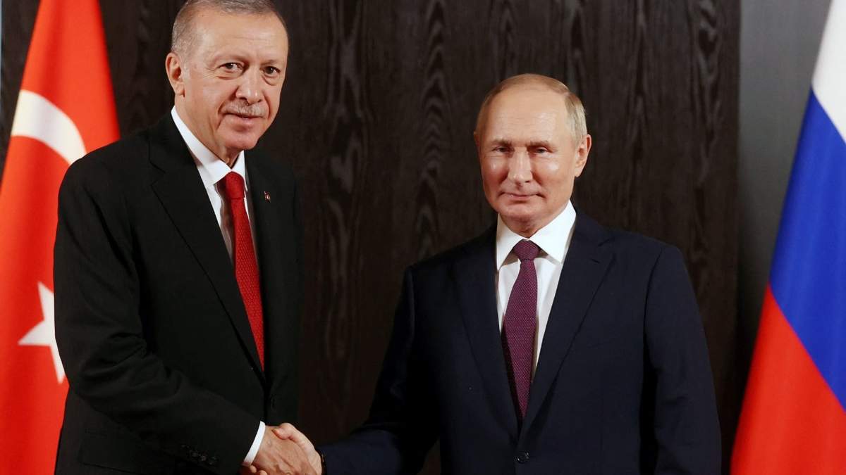 Erdogan y Putin. Fuente: (AFP)