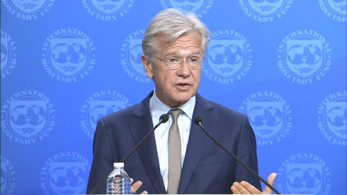 Gerry Rice, vocero del Fondo Monetario Internacional. Fuente: (Twitter)