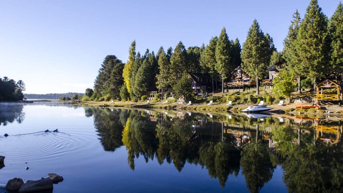 Río Litrán en Villa Pehuenia. Fuente: (Twitter)