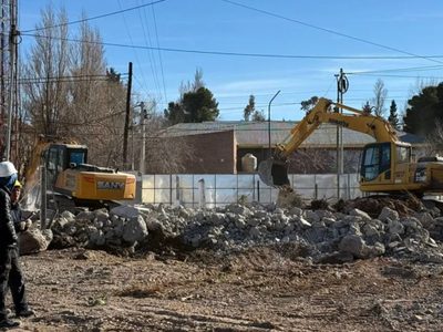 Comenzó la construcción del nuevo edificio de la comisaría cuarta en el barrio Alta Barda de Neuquén