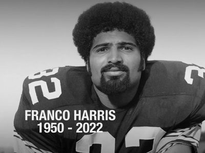 Falleció Franco Harris, leyenda de los Steelers; autor de la "Recepción Inmaculada" (Video)