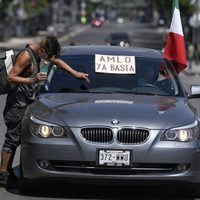 El 'claxonazo” en contra de AMLO vuelve a tomar el centro de la CDMX