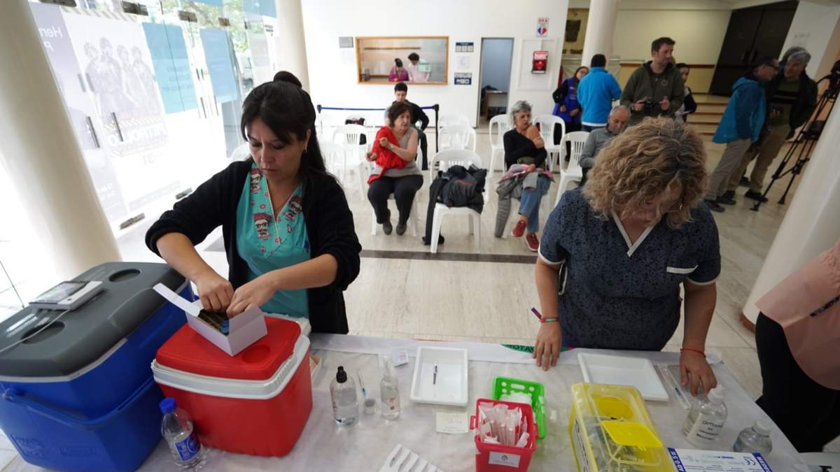 Jornada de vacunación en Neuquén. Fuente: (Ministerio de Salud)