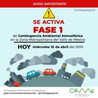 Se activa Fase 1 de contingencia por ozono; segunda vez en menos de 2 semanas