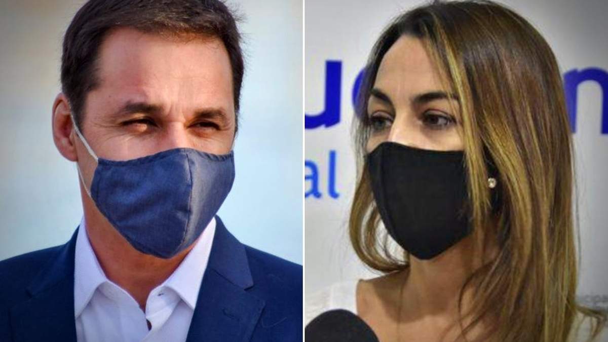 Claudio Domínguez y Victoria Fernández. Fuente: (Twitter)