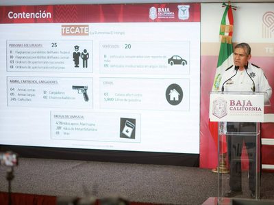 Secretario de Seguridad de BC presume operativos de seguridad: “Los extraterrestres ya regresaron"