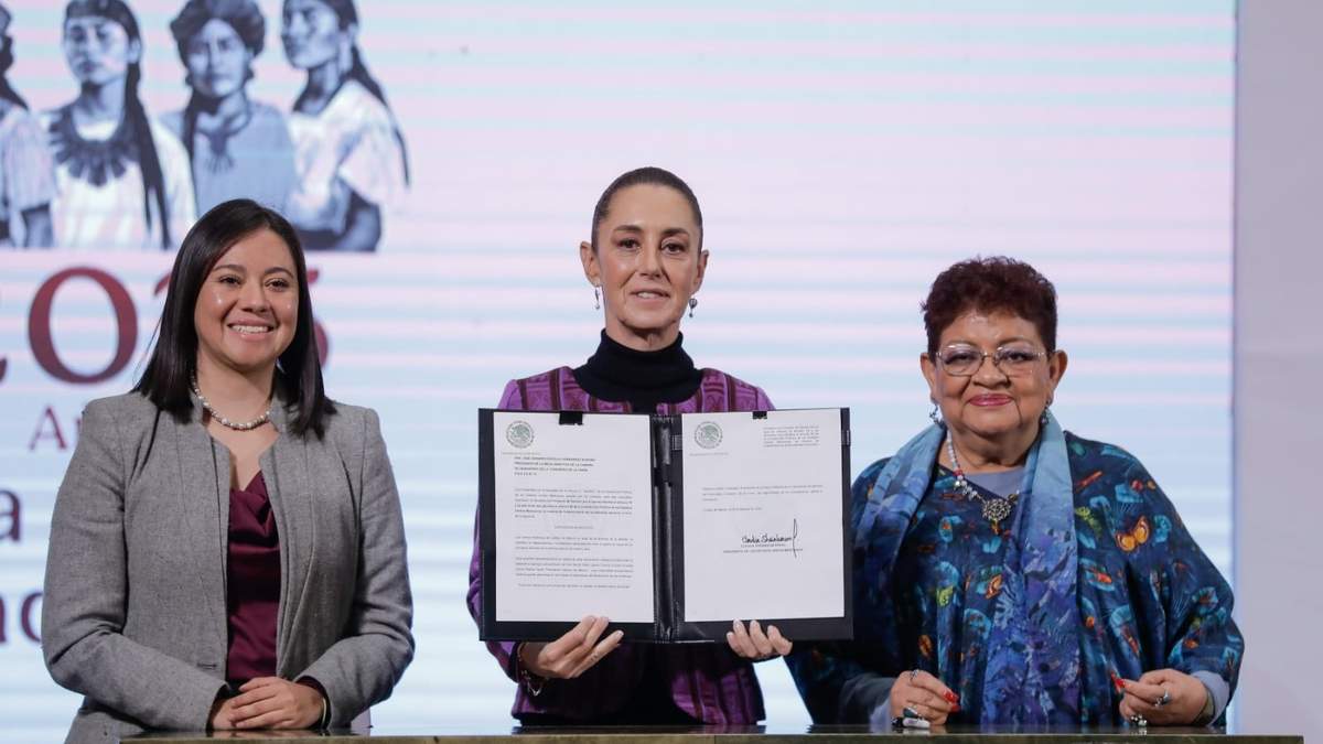 La presidenta Claudia Sheinbaum envía hoy una reforma constitucional con modificaciones a los artículos 40 y 19, que impedirán la intervención extranjera