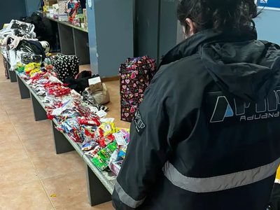 La aduana secuestró 31 bultos de golosinas valuados en un millón y medio de pesos