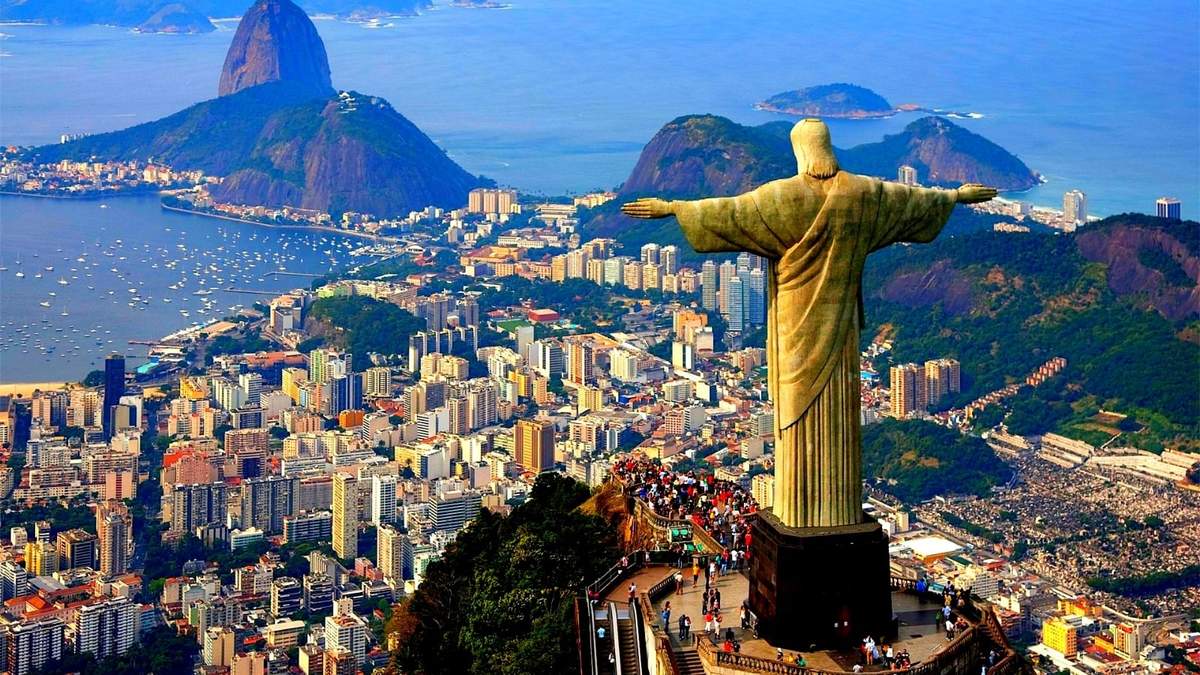 Imagen del Cristo Redentor de Río de Janeiro, en Brasil. Fuente: (Twitter)