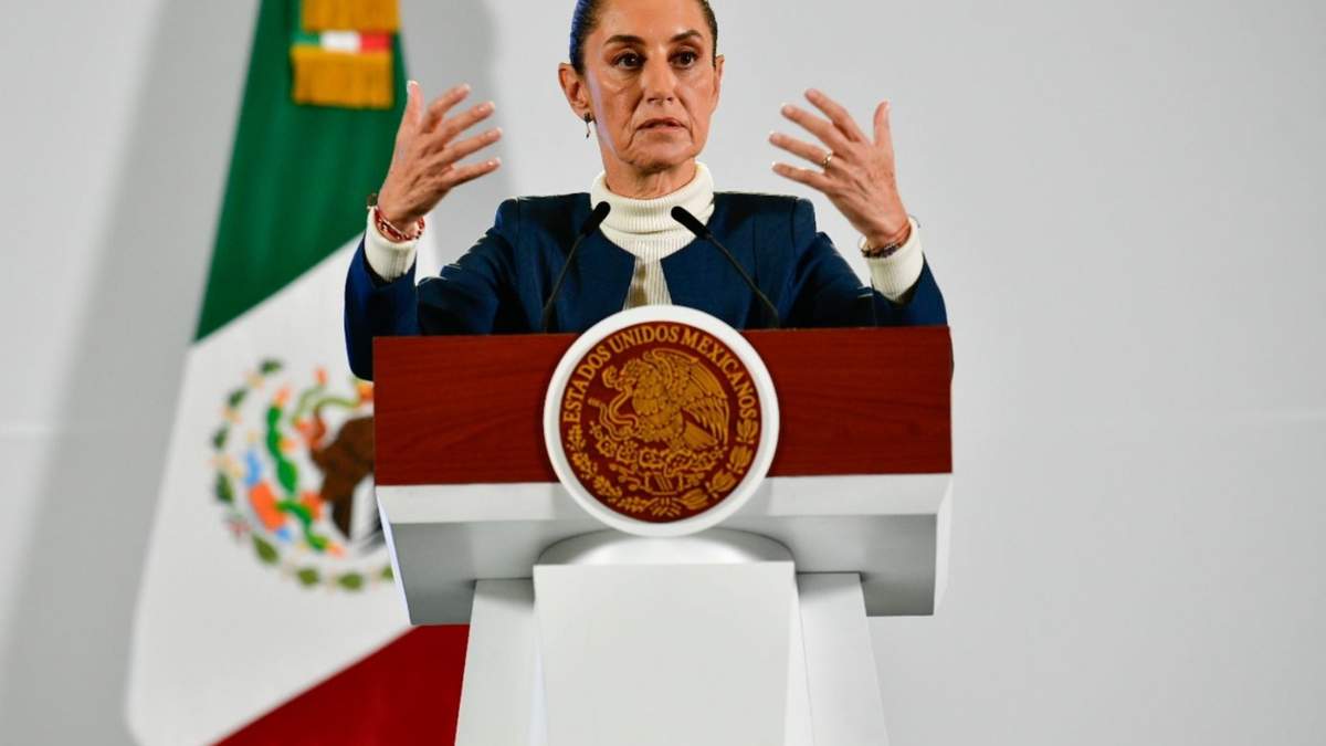 La presidenta Claudia Sheinbaum