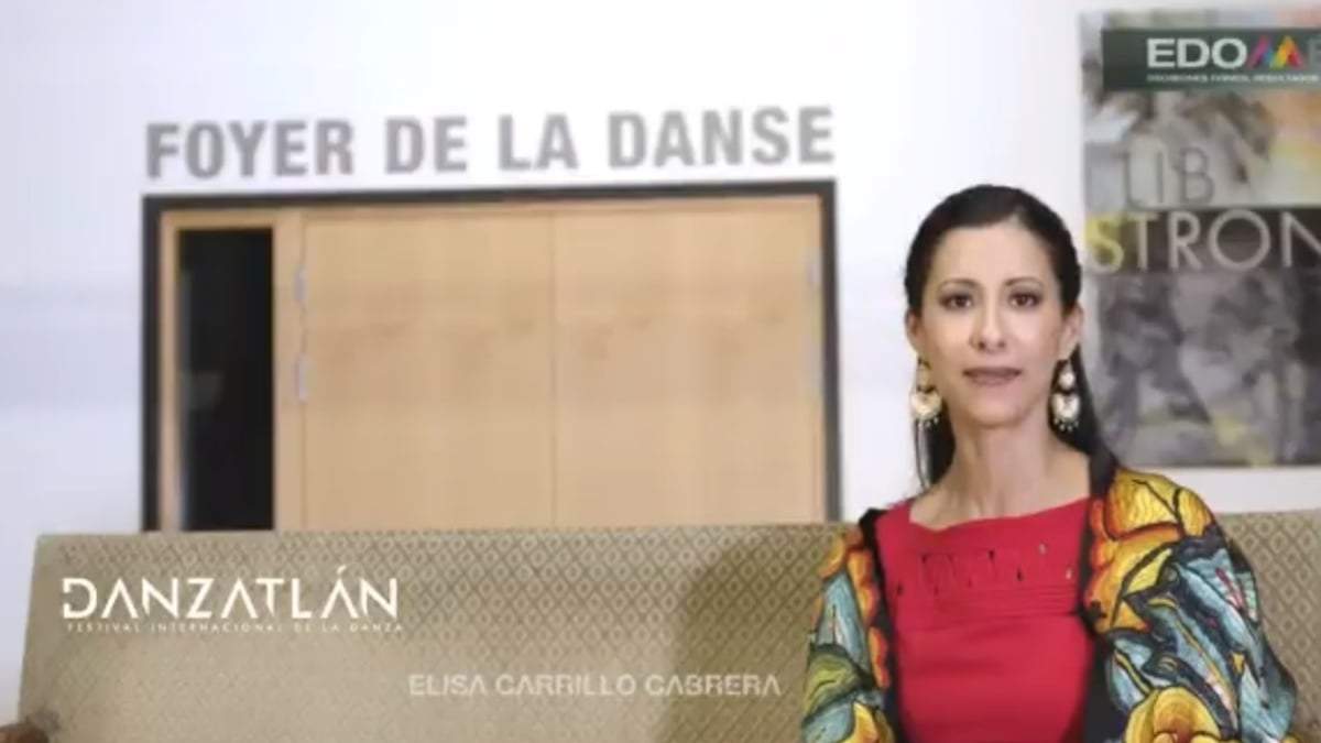 La bailarina Elisa Carrillo Cabrera