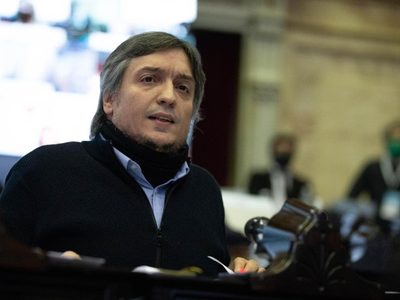 Para Máximo Kirchner, “el FMI no está en condiciones de imponerle nada a nadie"