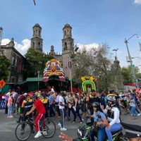 Pese a la epidemia, el templo de San Hipólito recibe a 4 mil 300 fieles en 10 horas