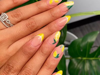 Nail Art: adelantate a la próxima temporada de verano con las "lemon nails", el estilo fresco que va bien con todo