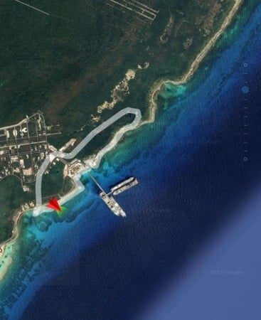 Recorte mapa Mahahual
