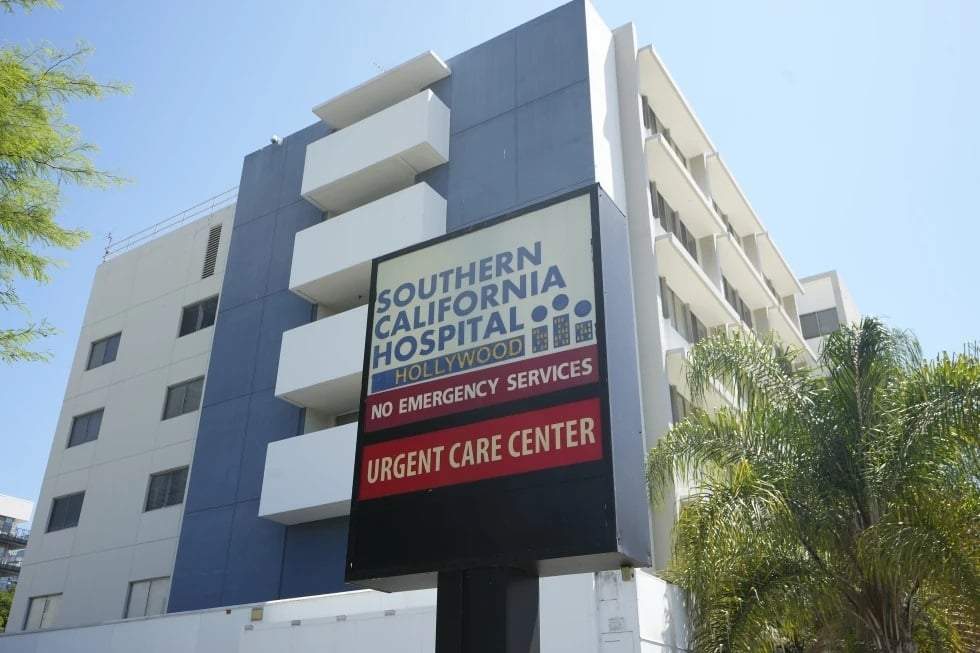 El Hospital del Sur de California, en el distrito de Hollywood, Los Ángeles