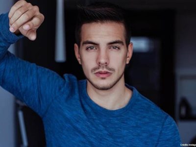 Vadhir Derbez celebró su éxito en YouTube con una foto que llamó la atención de sus fans