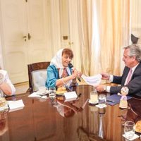 Taty Almeida calificó la reunión con Alberto Fernández como "esperanzadora"