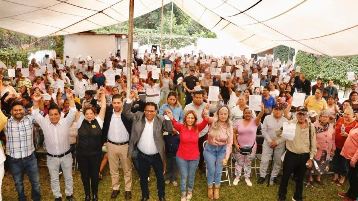 Representantes de municipios de Morelos presentaron su renuncia a Morena y se pronunciaron por apoyar a la opositora Lucía Meza Guzmán