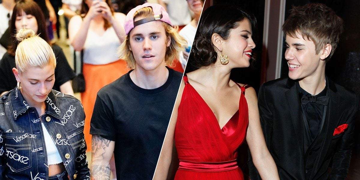 Hailey Baldwin, Justin Bieber y Selena Gómez. Fuente: (Instagram)