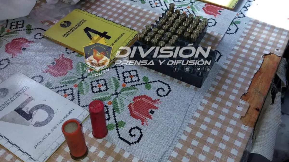 Allanamiento tras el robo de un celular a una adolescente. Fuente: (Policía de Neuquén)