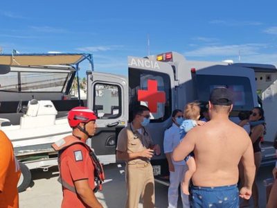 Marina realiza evacuación médica de 11 personas en inmediaciones de Bahía