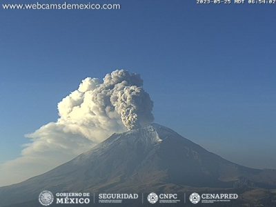 Alertan por posible caída de ceniza del Popocatépetl en estas alcaldías de la CDMX