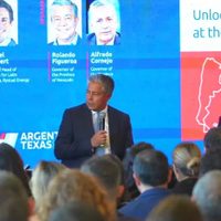 En la OTC de Houston, Figueroa expuso sobre el potencial de la industria hidrocarburífera neuquina