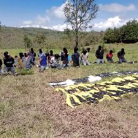 Capturan a 37 presuntos miembros del CJNG en un campamento ubicado en El Caracol, Michoacán