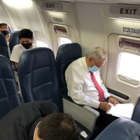 López Obrador gastó 18 veces menos en su viaje a EEUU que Peña Nieto