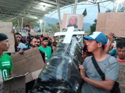 Migrante hondureño muere durante caravana que pretende llegar a la CDMX