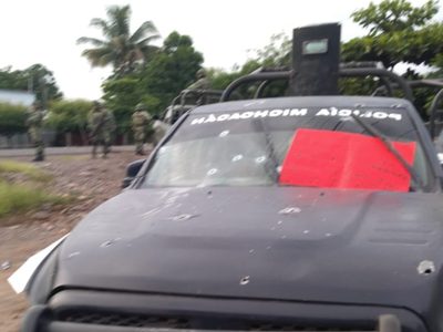 Difunden audios del ataque a policías de Michoacán en Aguililla