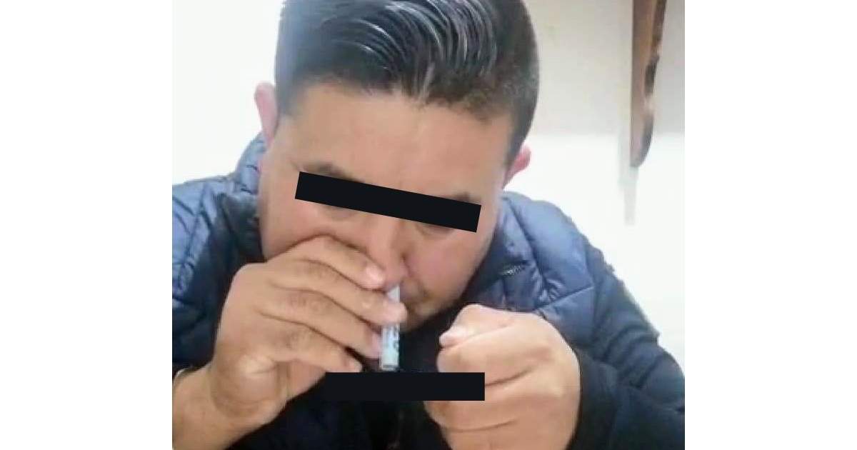 Juan Carlos Mejía fue captado presuntamente consumiendo droga
