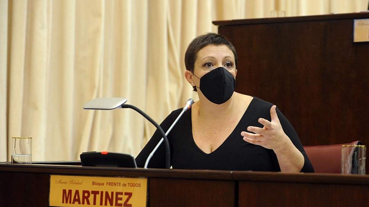 Dra. Soledad Martínez, diputada provincial Frente de Todos. Fuente: (Twitter).