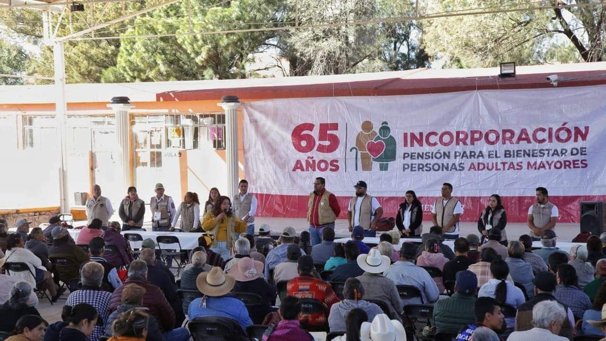 Continúa el registro de la pensión para adultos mayores del Gobierno de México