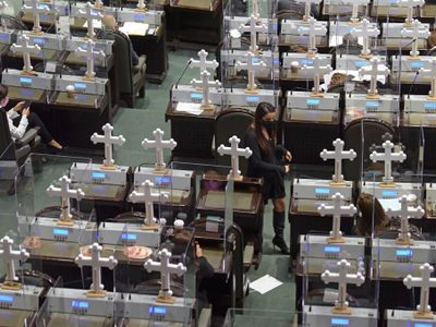En San Lázaro, 12 diputados y 41 trabajadores enfermos de covid-19
