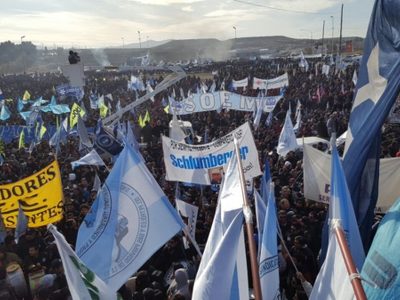 En Chubut, los trabajadores petroleros realizarán un acto masivo por el cierre de campaña