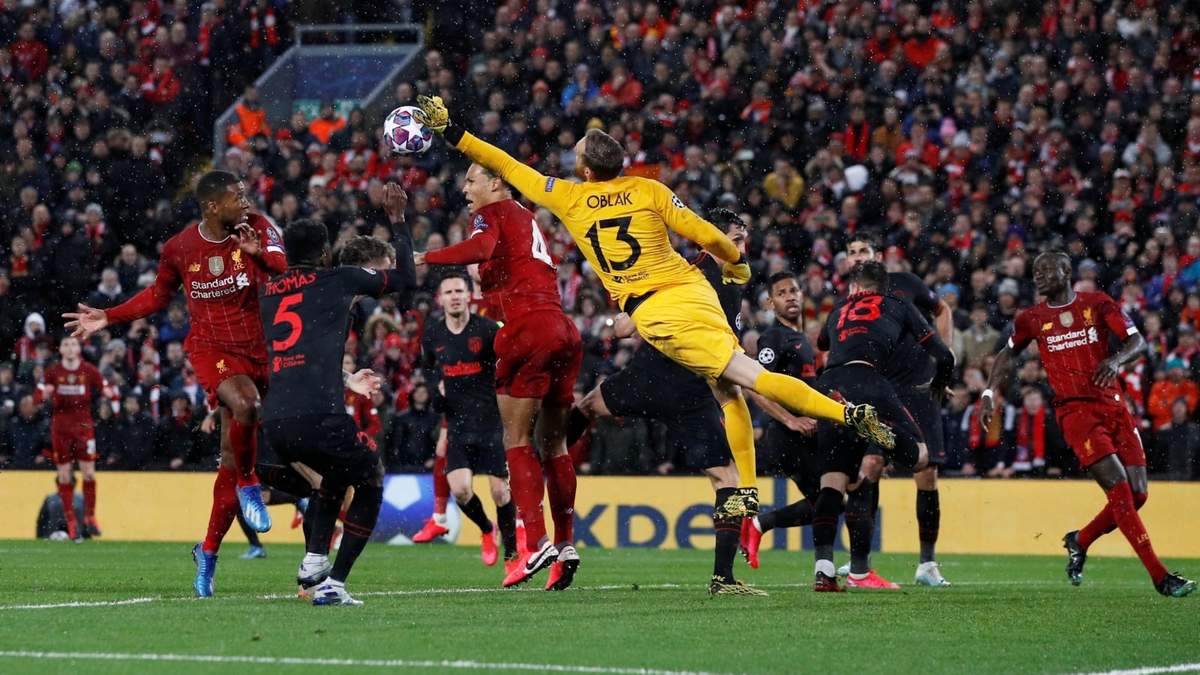 Jan Oblak contra Liverpool. Fuente (Instagram)