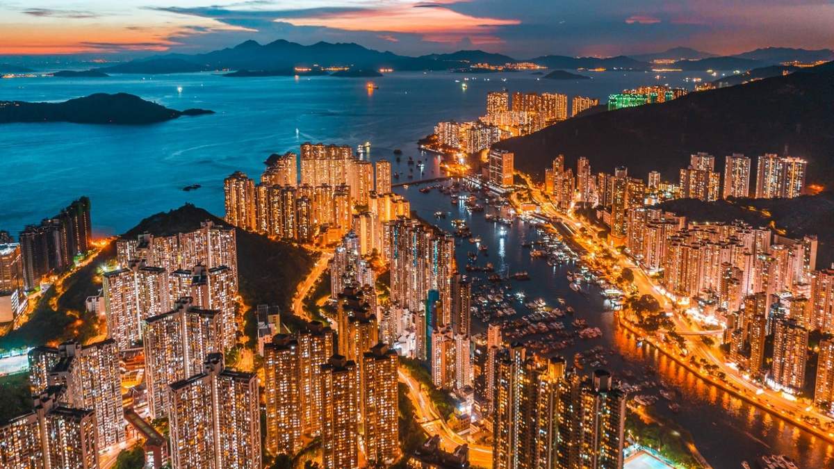 Vista de Hong Kong