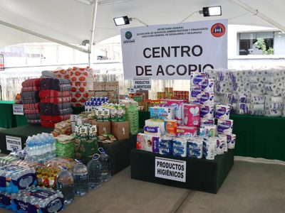 Cámara de Diputados instala centro de acopio para afectados del huracán “John”