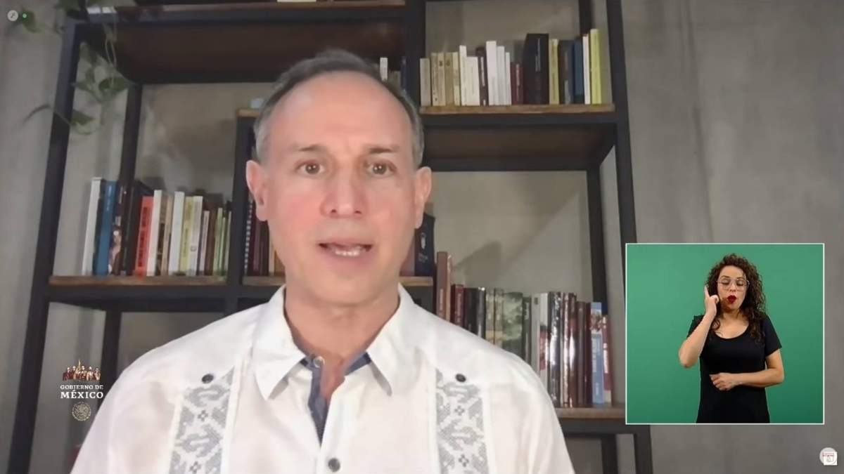 El subsecretario en su participación vía remota