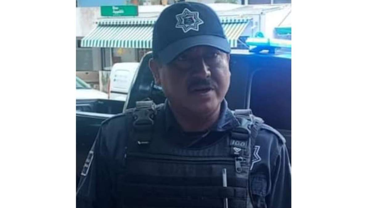 El policía Samuel Dávila Cárdenas