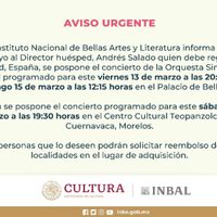 Afecta coronavirus la programación cultural