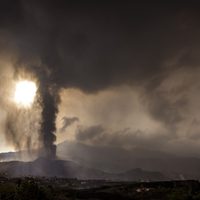 Una nube de dióxido de azufre cubrirá España peninsular en las próximas horas