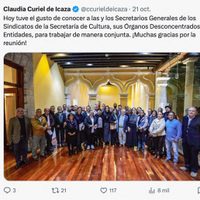 Trabajadores, colectivo, sindicatos, inconformes con la dirección del INAH