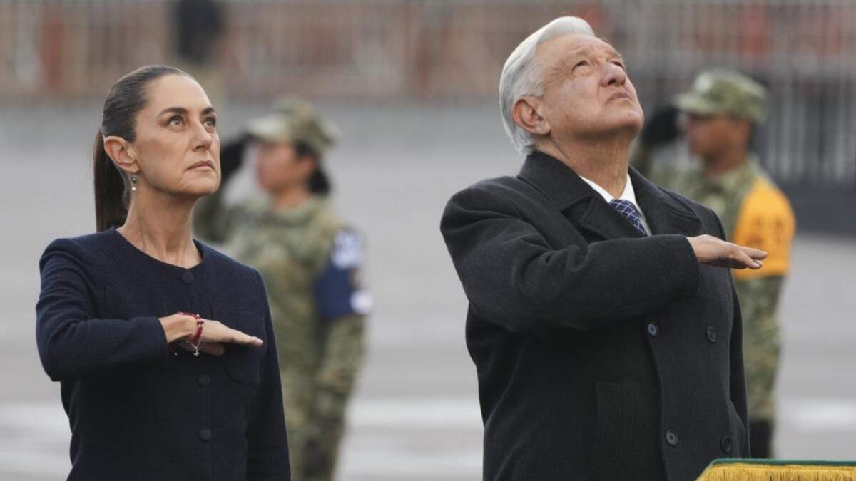 La presidenta Claudia Sheinbaum y el exmandatario, Andrés Manuel López Obrador