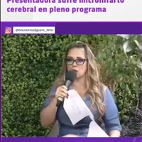 Conductora de televisión sufre un infarto cerebral en plena transmisión en vivo
